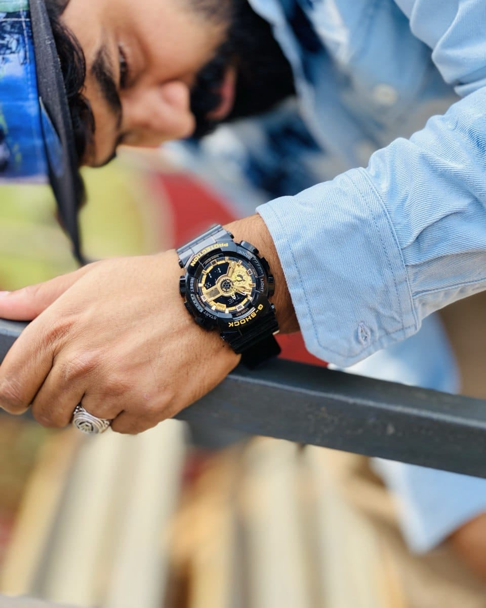 GA-110GB-1ADR | Black & Gold (Glocy finishing)