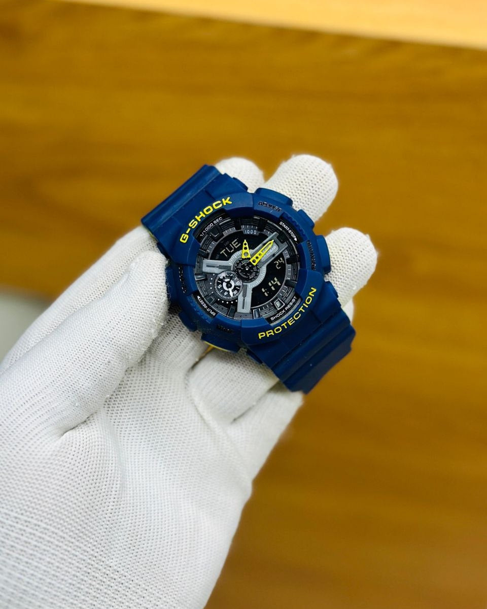 GA-110LN-2AJF – Navy Blue • Analog-Digital • 51mm