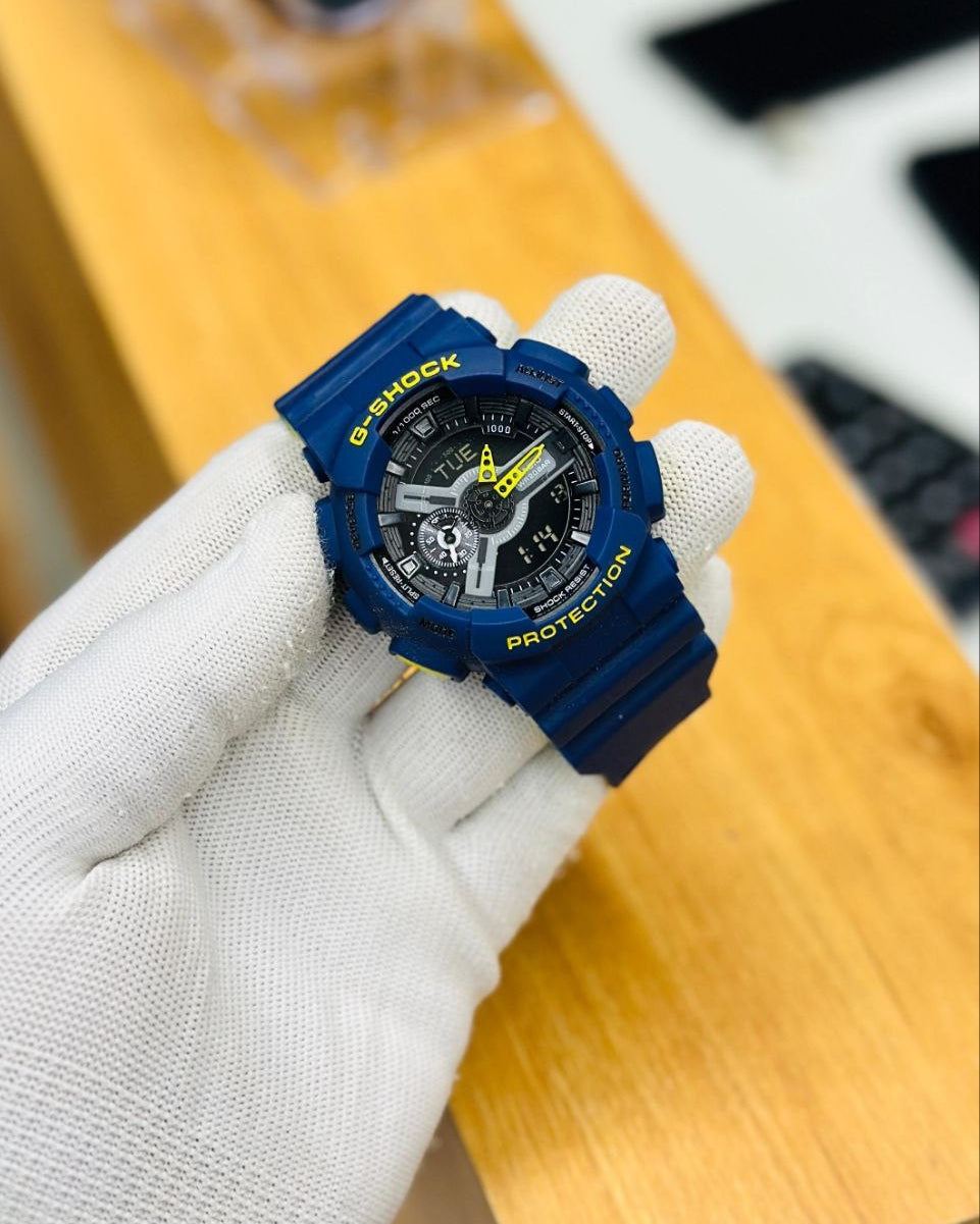 GA-110LN-2AJF – Navy Blue • Analog-Digital • 51mm