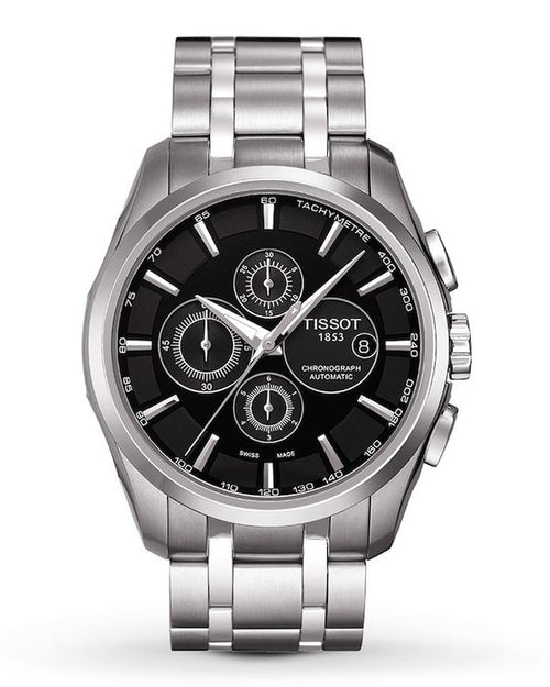 Couturier Chronograph | Black & Silver classic watch